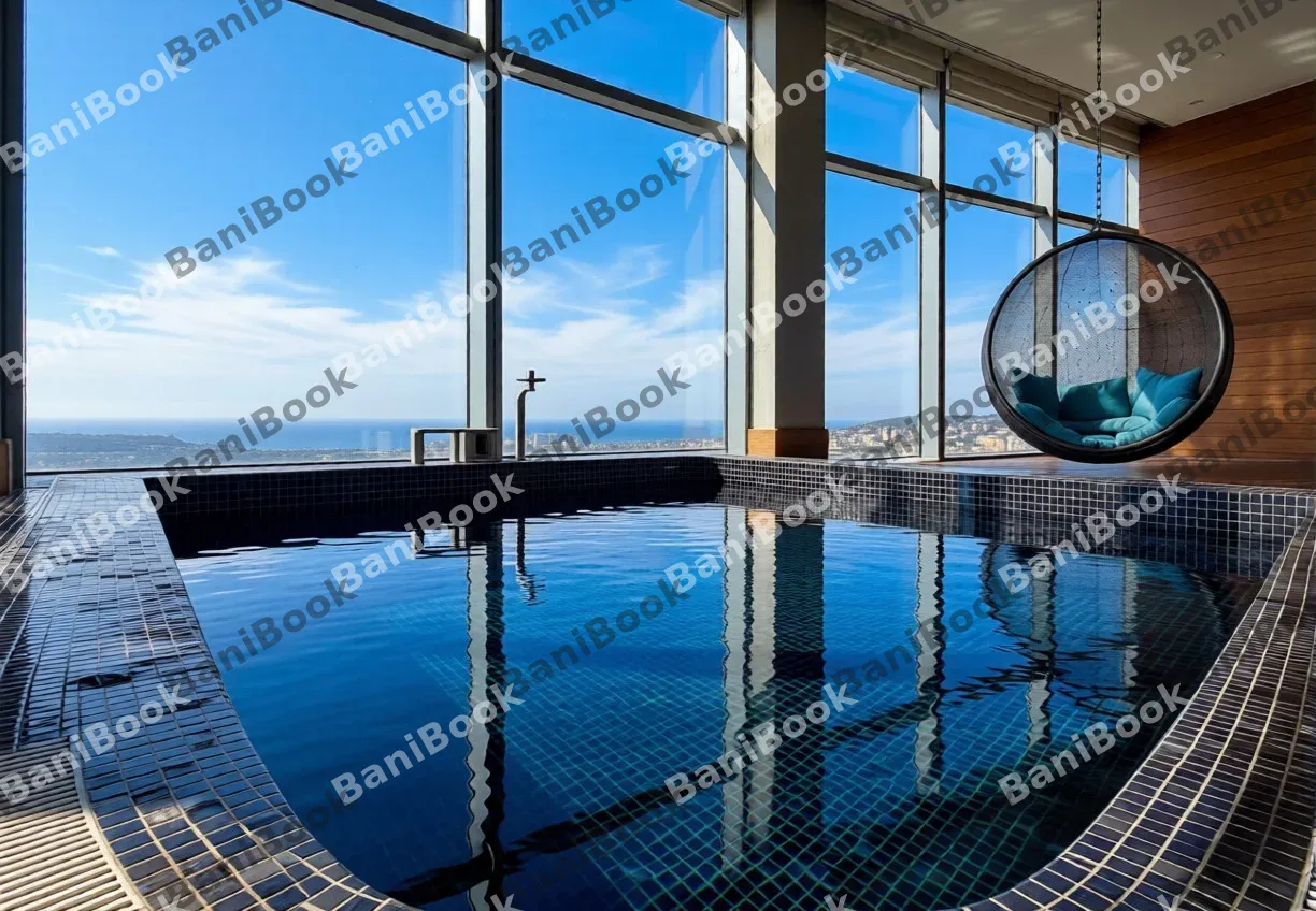 Баня на дровах Sky infinity pool