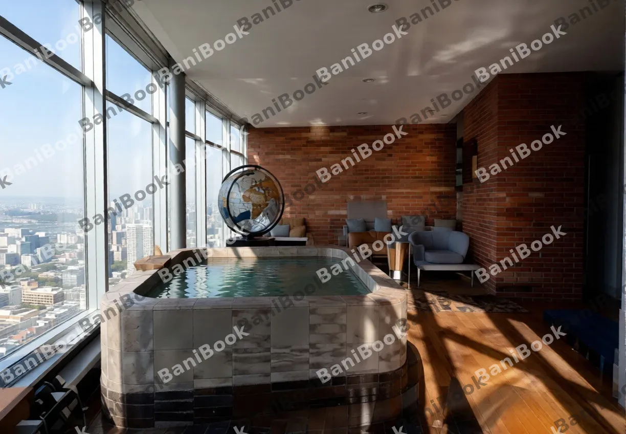 Баня на дровах Sky infinity pool