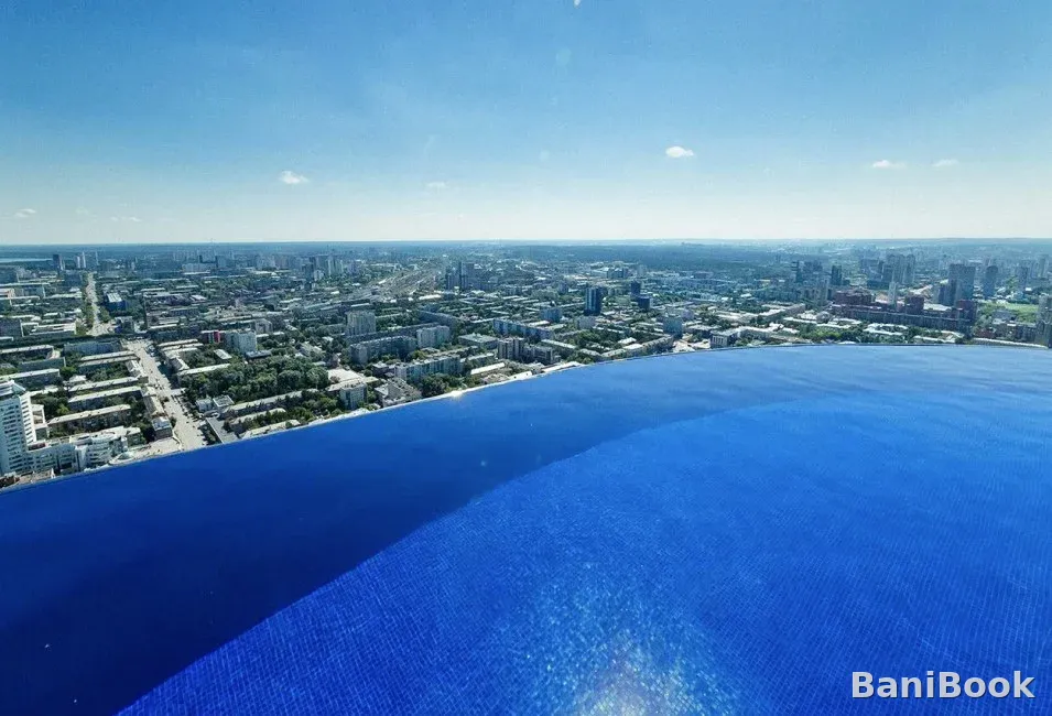 Баня на дровах Sky infinity pool