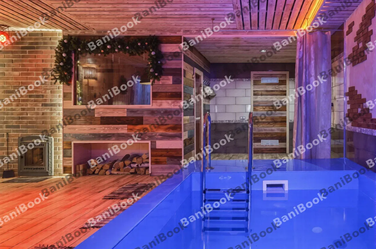 Караоке-баня Агонь на дровах с тёплым бассейном