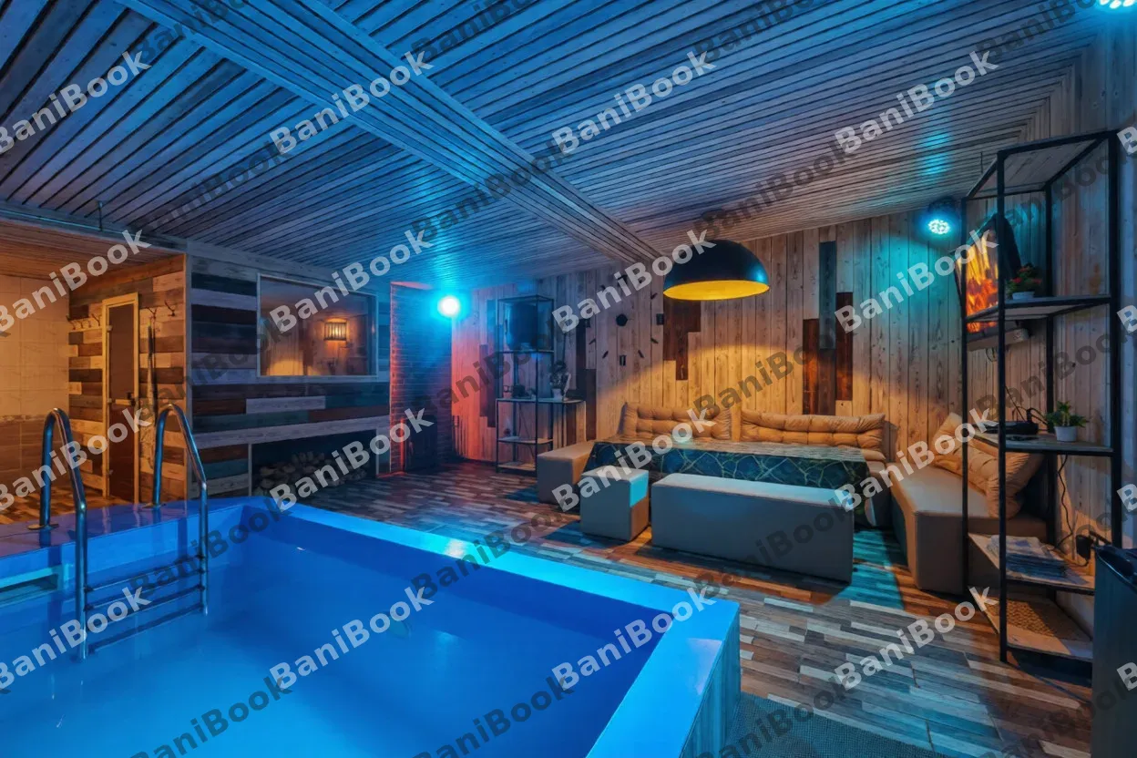 Караоке-баня Агонь на дровах с тёплым бассейном