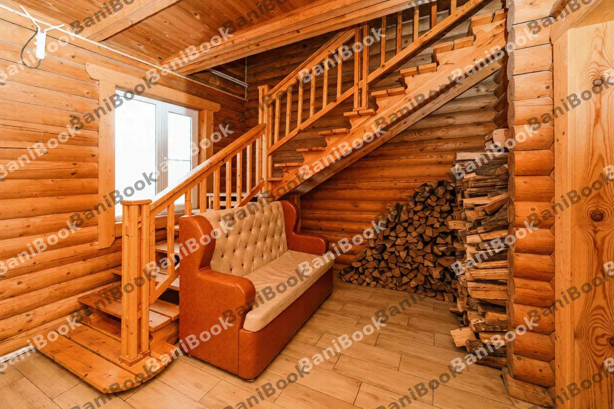 Русская баня на дровах